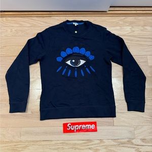 Kenzo Eye Crewneck Navy Medium